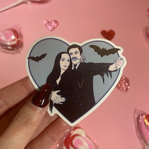 Creepy Kooky couple sticker