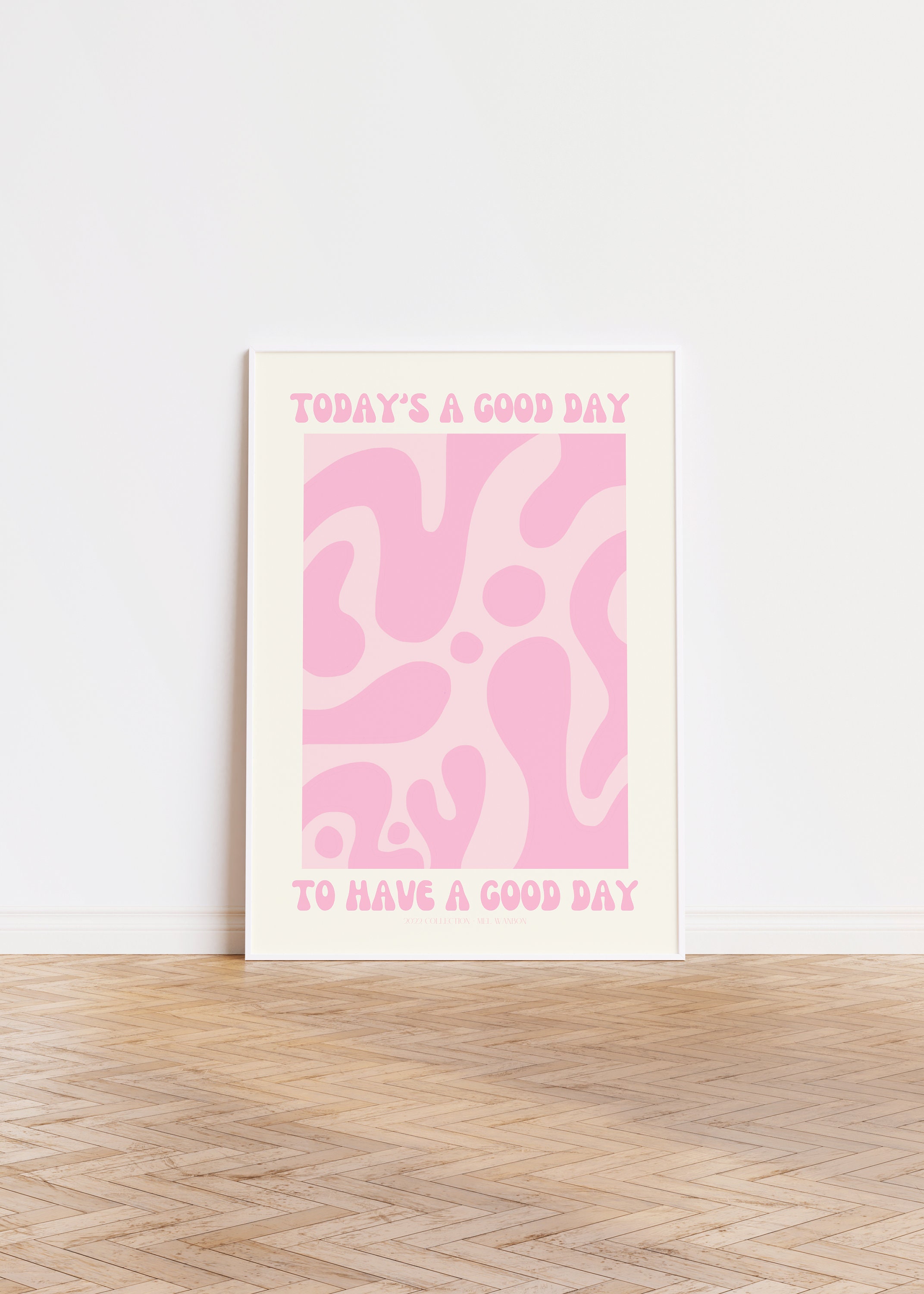 3 Pink Wall Prints Digital Prints Pink Wall Art Cute Pink Etsy