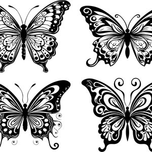 Butterfly Graphic Bundle | SVG/PNG/EPS Files | Instant Digital Download | Detailed, Unique Graphic Collection For Crafting