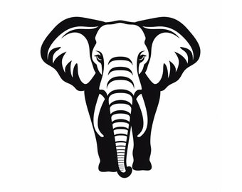 Elephant Zoo Animal | SVG/PNG/EPS Instant Digital Download | High-Quality File for Crafts, Nursery Safari Decor, and Wildlife Lovers