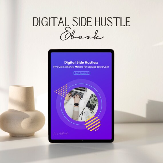 Five Profitable Side Hustle Ideas Ebook, Unlock Your Earning Potential & Make Money Online, PLR Resell Rights Included, Start A Business