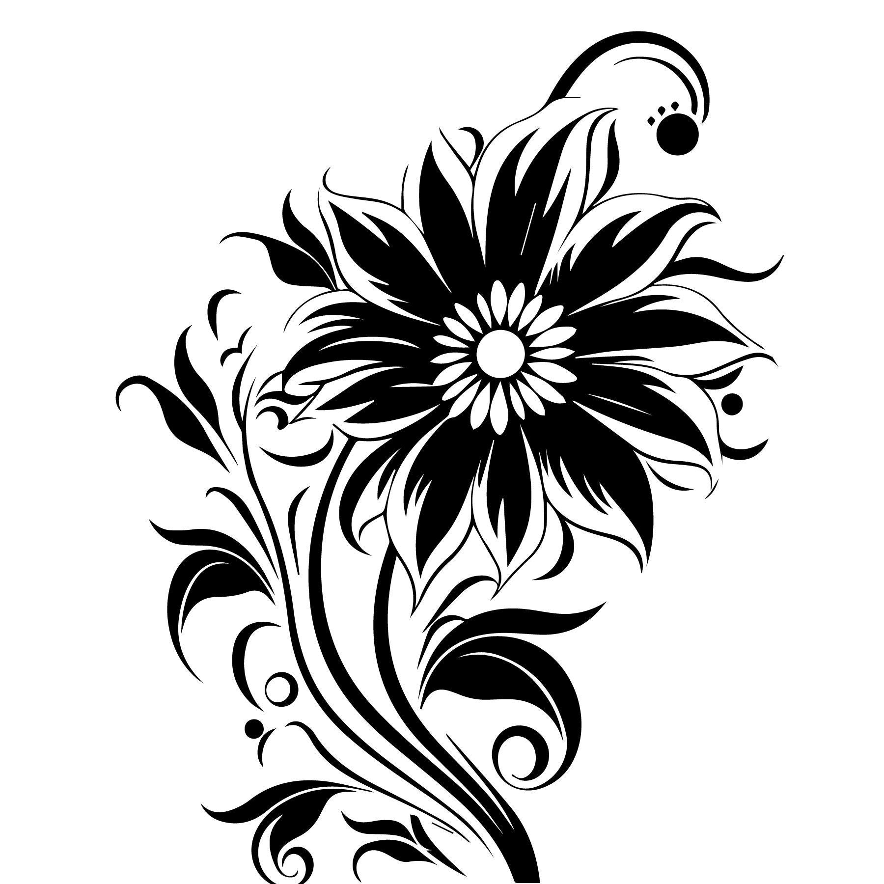 Creative Floral Bouquet | SVG/PNG/EPS Files | Instant Digital Download |  Perfect for Crafts, Invitations, and Decor - Etsy, image size:1800x1800