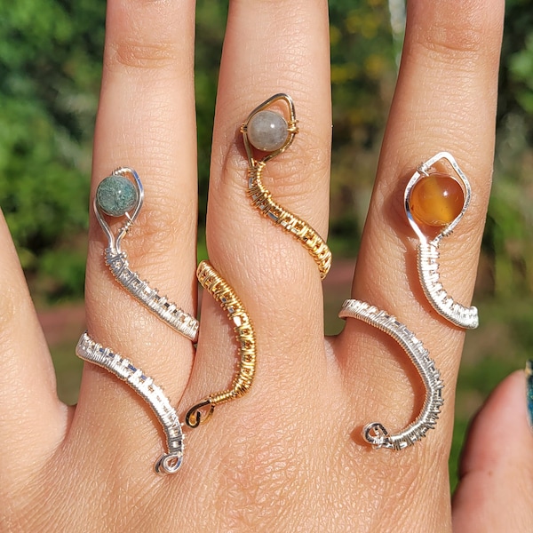 Adjustable Snake Ring