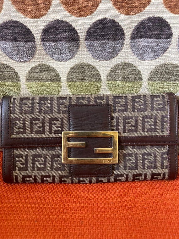 Authentic Fendi Zucca wallet