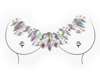 Pop My Cork - Iridescent Crystal Body Jewels by PastiePop