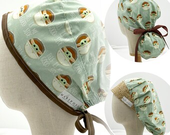 Handmade Scrub Caps made with Star Wars Licensed Fabric