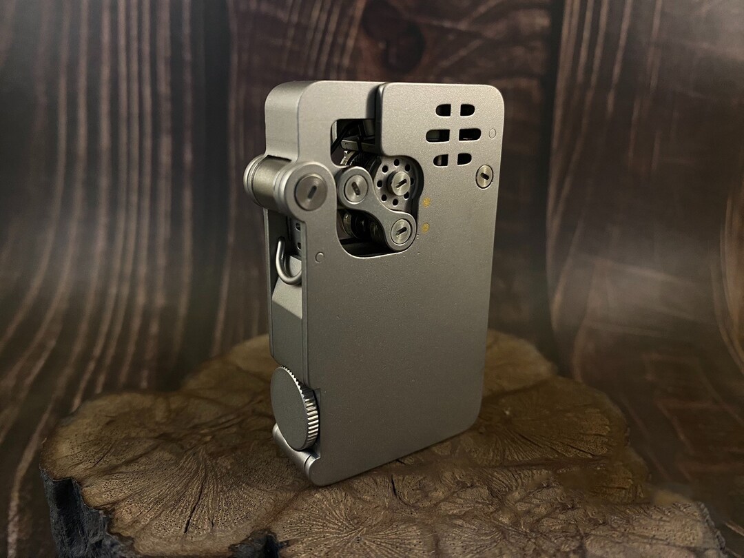 Mechanical stainless steel ejector petrol lighter, Zorro, Zippo, EDC