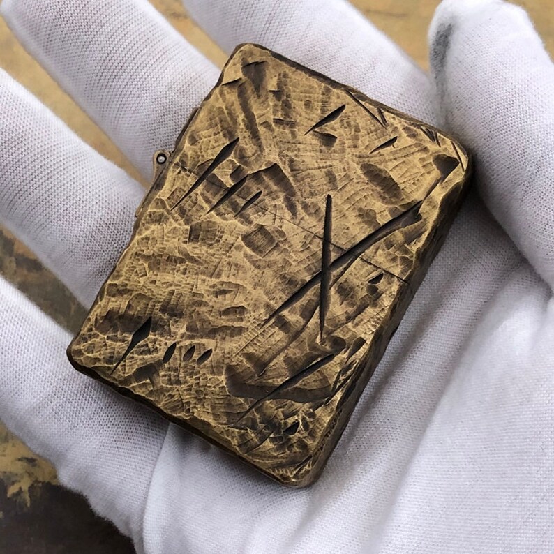 Storm Lighter Brass EDC Wararmor Zorro Zippo Etsy