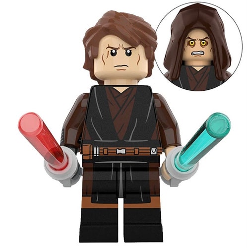 Obiwan Kenobi And Anakin Skywalker Jedi Minifigures Star Wars