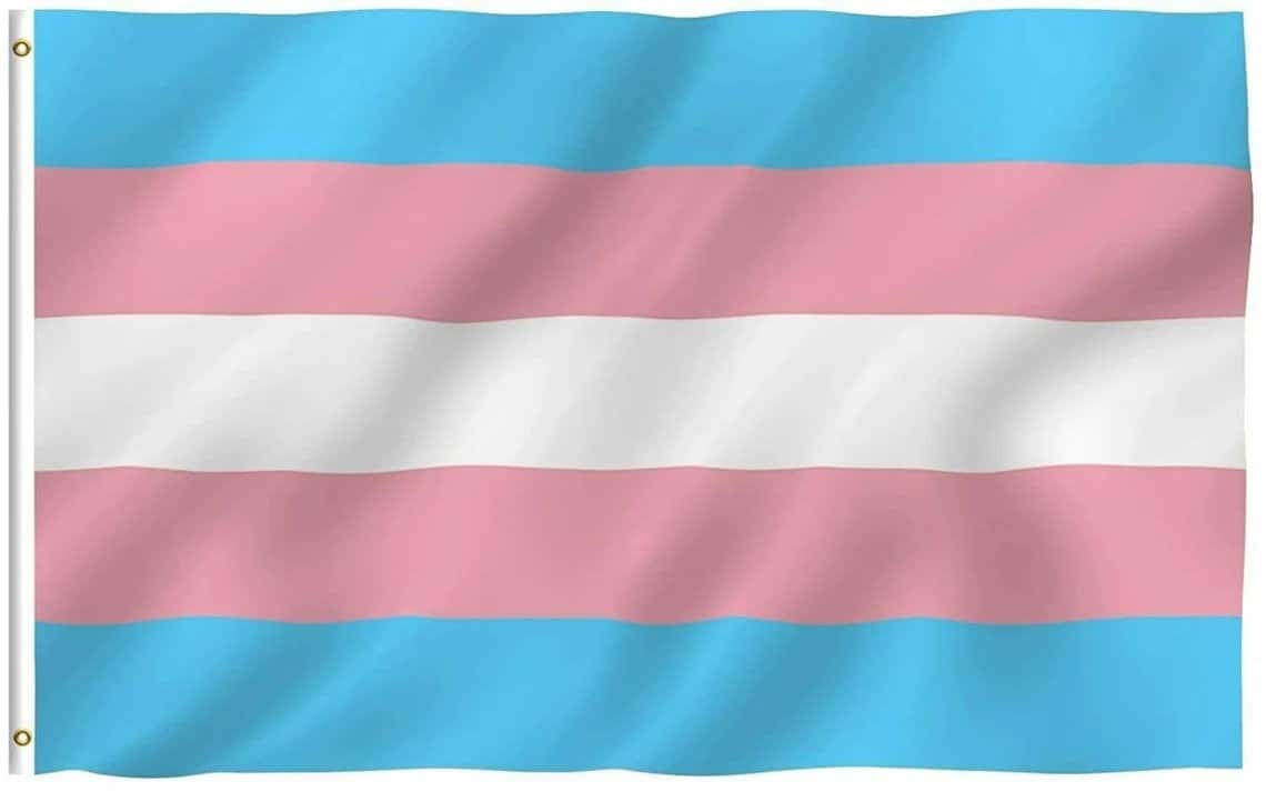 Transgender Pride Flag 3x5ft, Trans Pride Flag, LGBT Gay Pride Flag, pride flag LGBT Pride Flag, LGBTQ, transgender gay pride flag