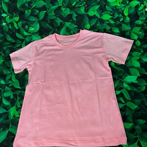 95 Polyester Unisex Toddler Sublimation Blank Shirt (Cotton feel) / Toddler Shirt/ Toddler sublimation Shirts / Sublimation Blanks Pink