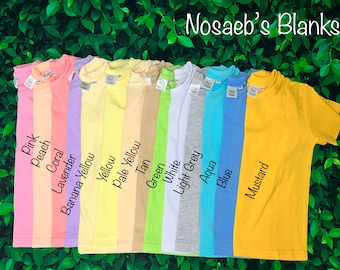 95 Polyester  Unisex Youth Sublimation Blank Shirt | Ribbed Collar (Cotton feel)
