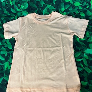 95 Polyester Unisex Toddler Sublimation Blank Shirt (Cotton feel) / Toddler Shirt/ Toddler sublimation Shirts / Sublimation Blanks Peach