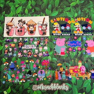 Kids UV DTF Wrap | DTF Cup Wrap | 16oz Cup Wrap