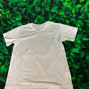95 Polyester Unisex Toddler Sublimation Blank Shirt (Cotton feel) / Toddler Shirt/ Toddler sublimation Shirts / Sublimation Blanks White