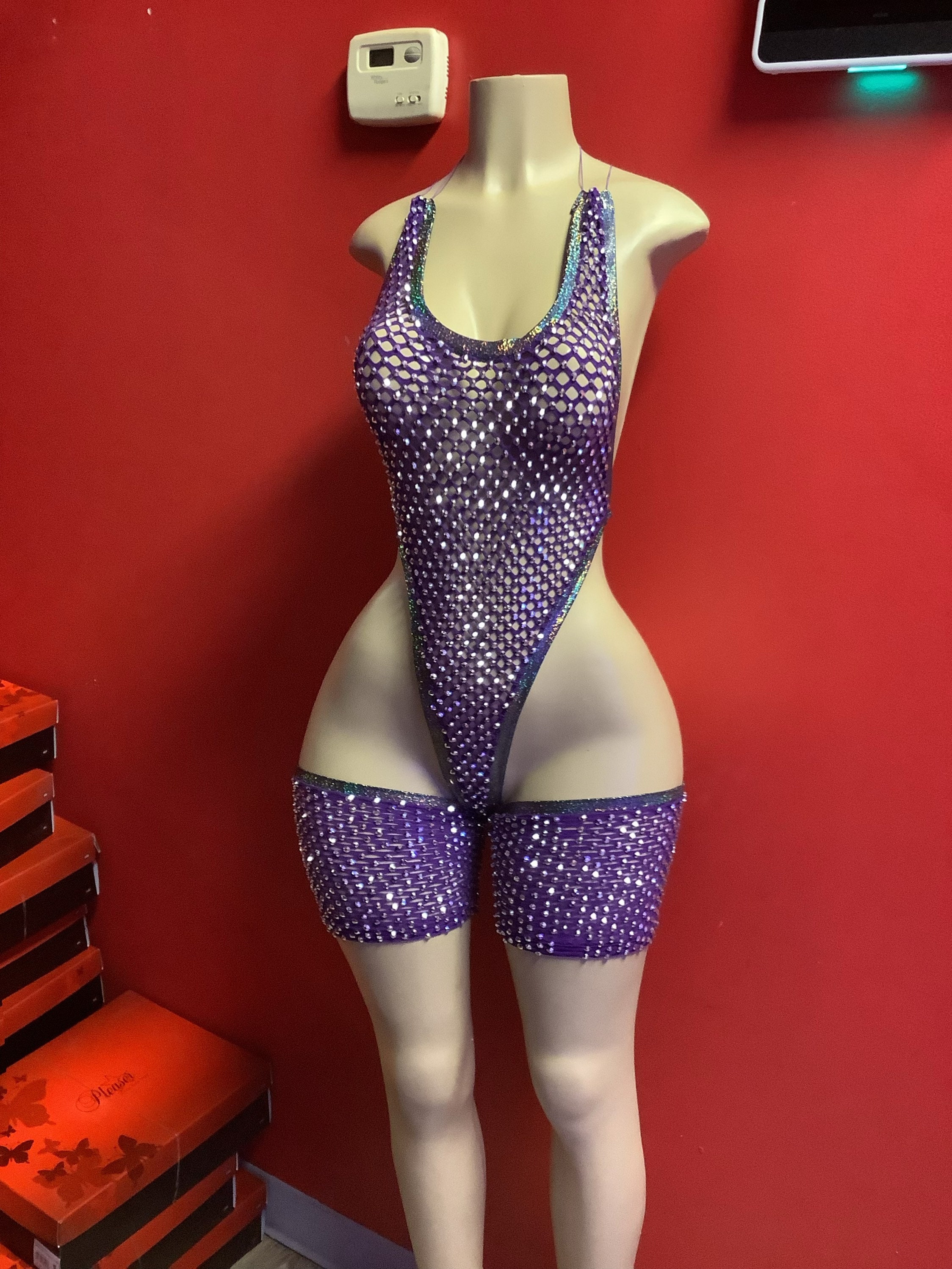 Vibes 3pc Stripper Outfit Stripper Wear Exotic Dancewear - Etsy