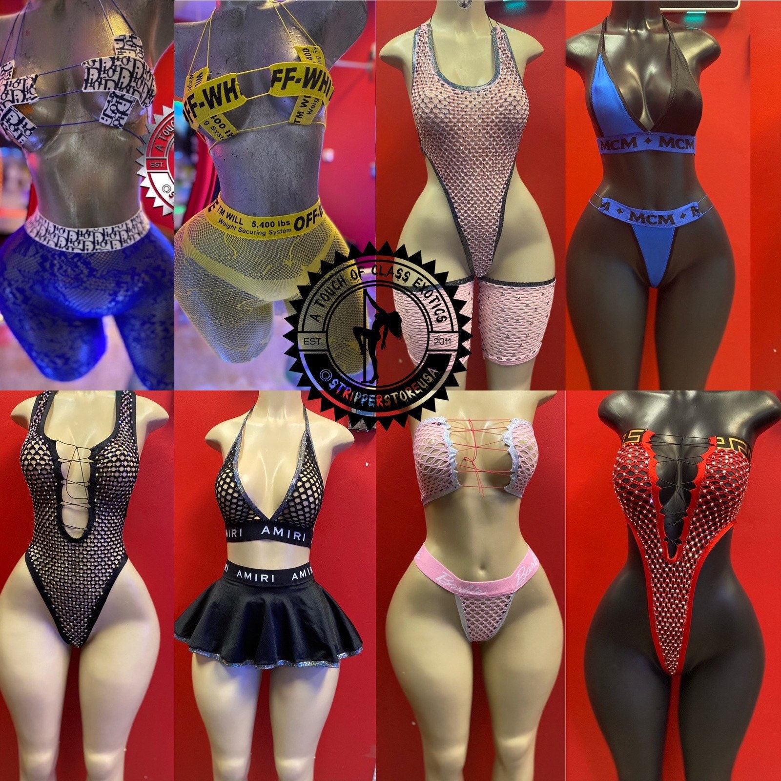 Wholesale 10 Custom Outfits Stripper Outfit Stripper Wear - Etsy