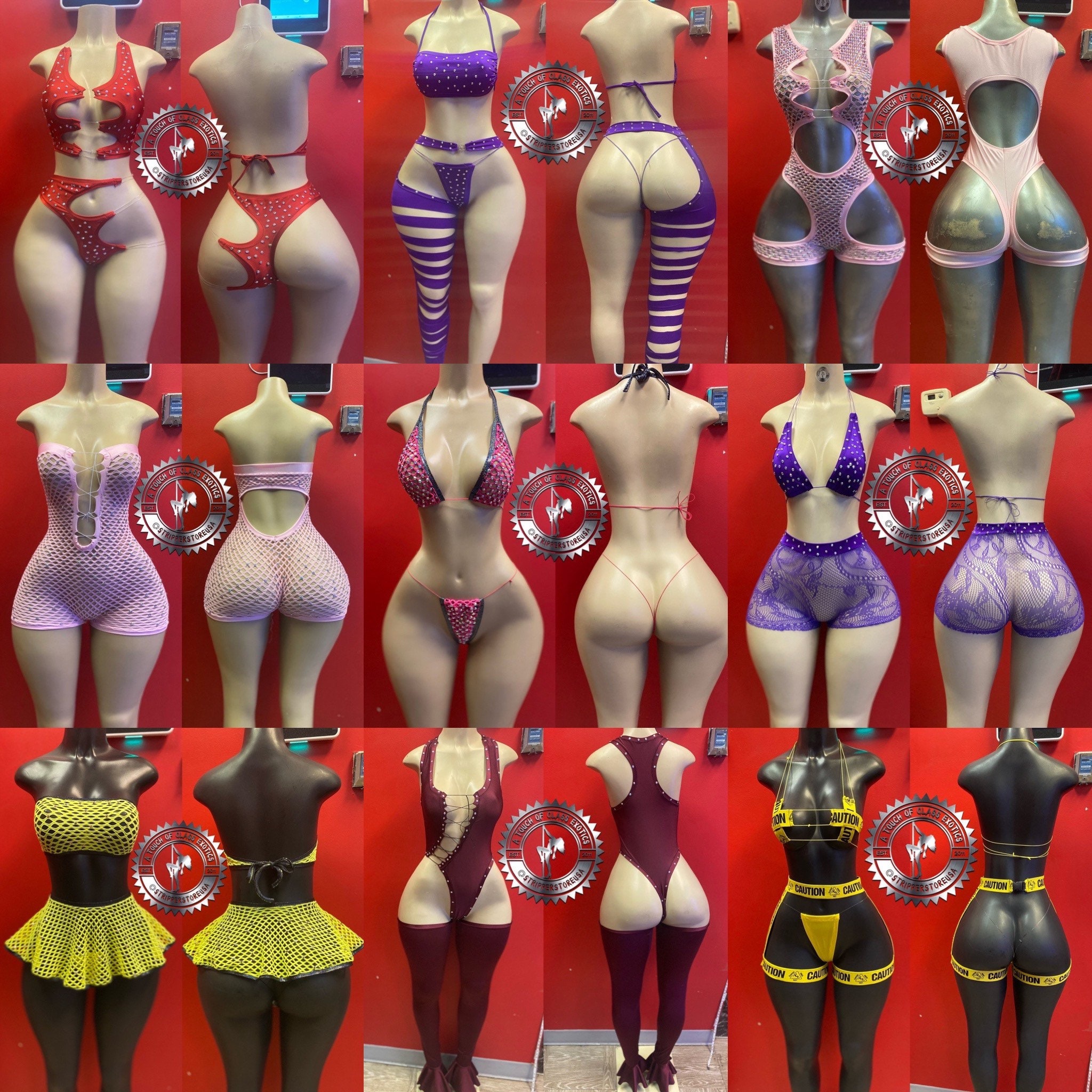 Wholesale 20 Custom Outfits Stripper Outfit Stripper Wear - Etsy