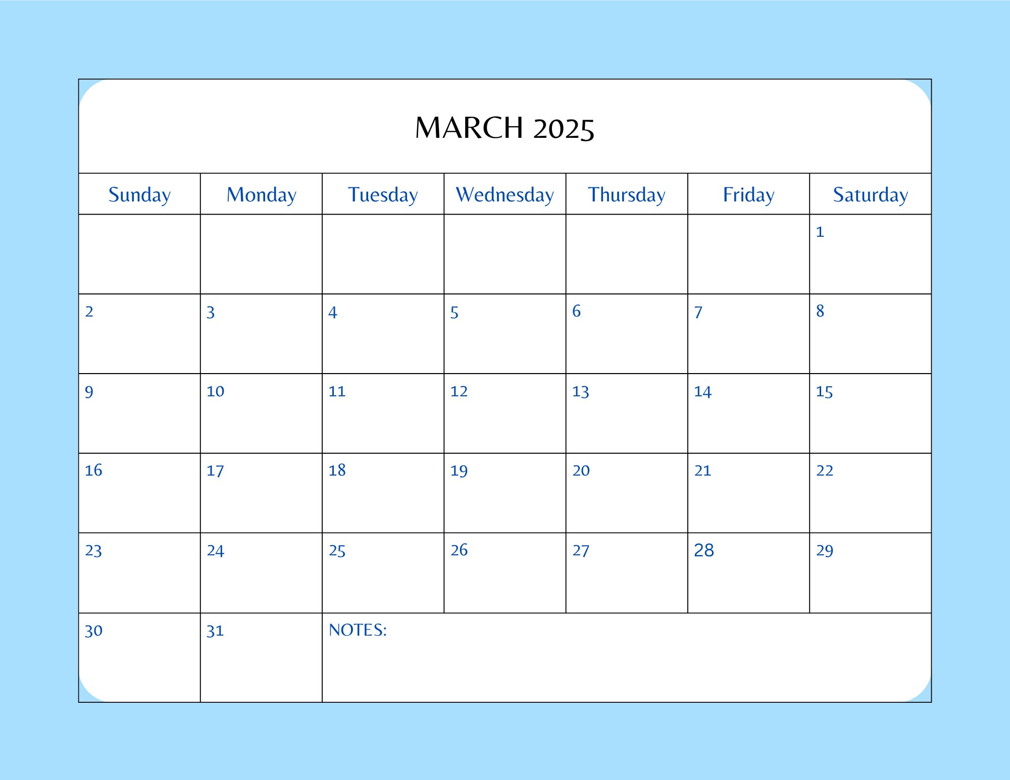 20232025 Printable Calendar Etsy