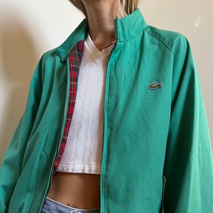 Lacoste bomber deals jacket green