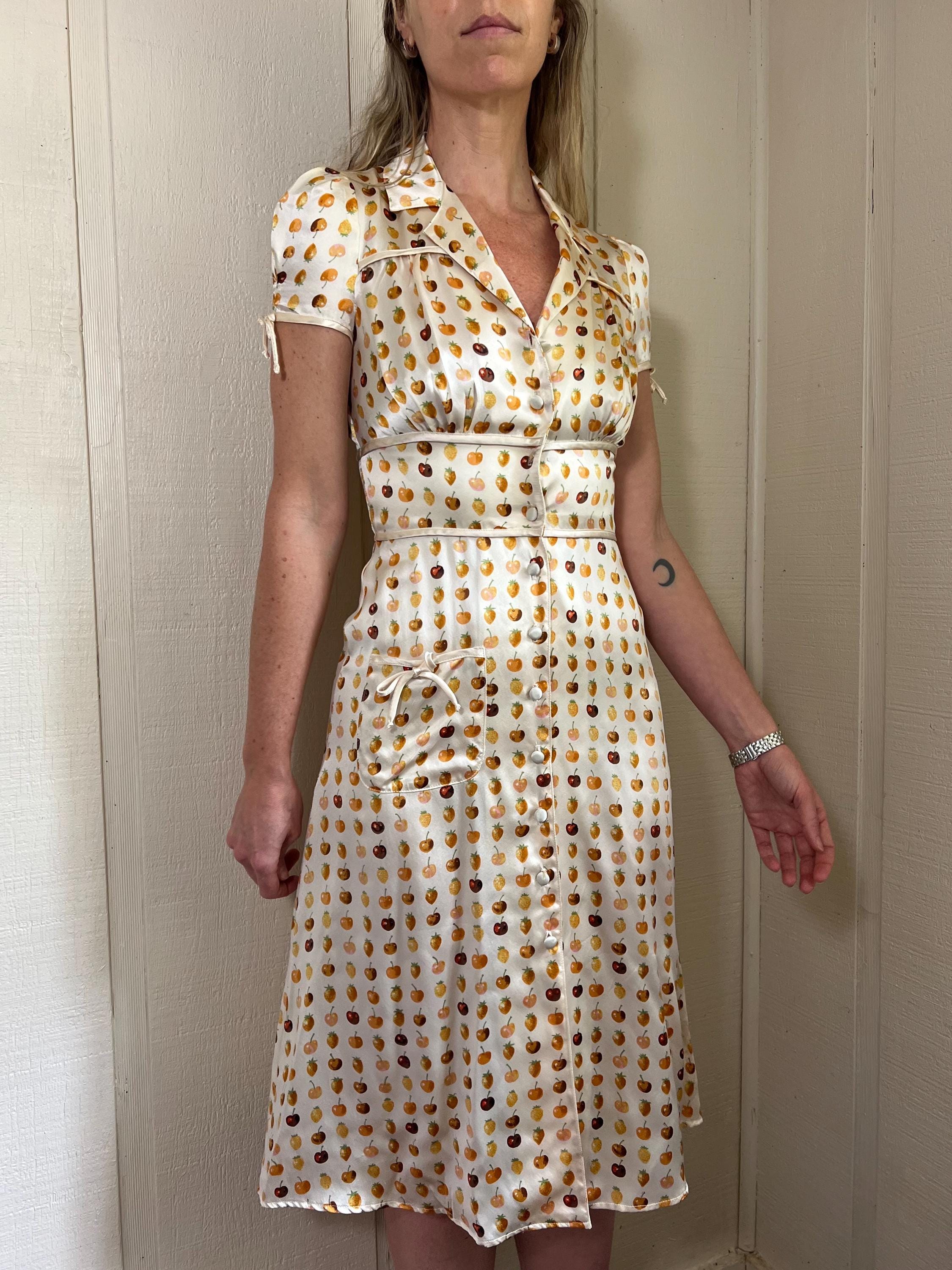 Betsey Johnson Fruit Dress - Etsy Betsey Johnson Fruit Dress - Etsy