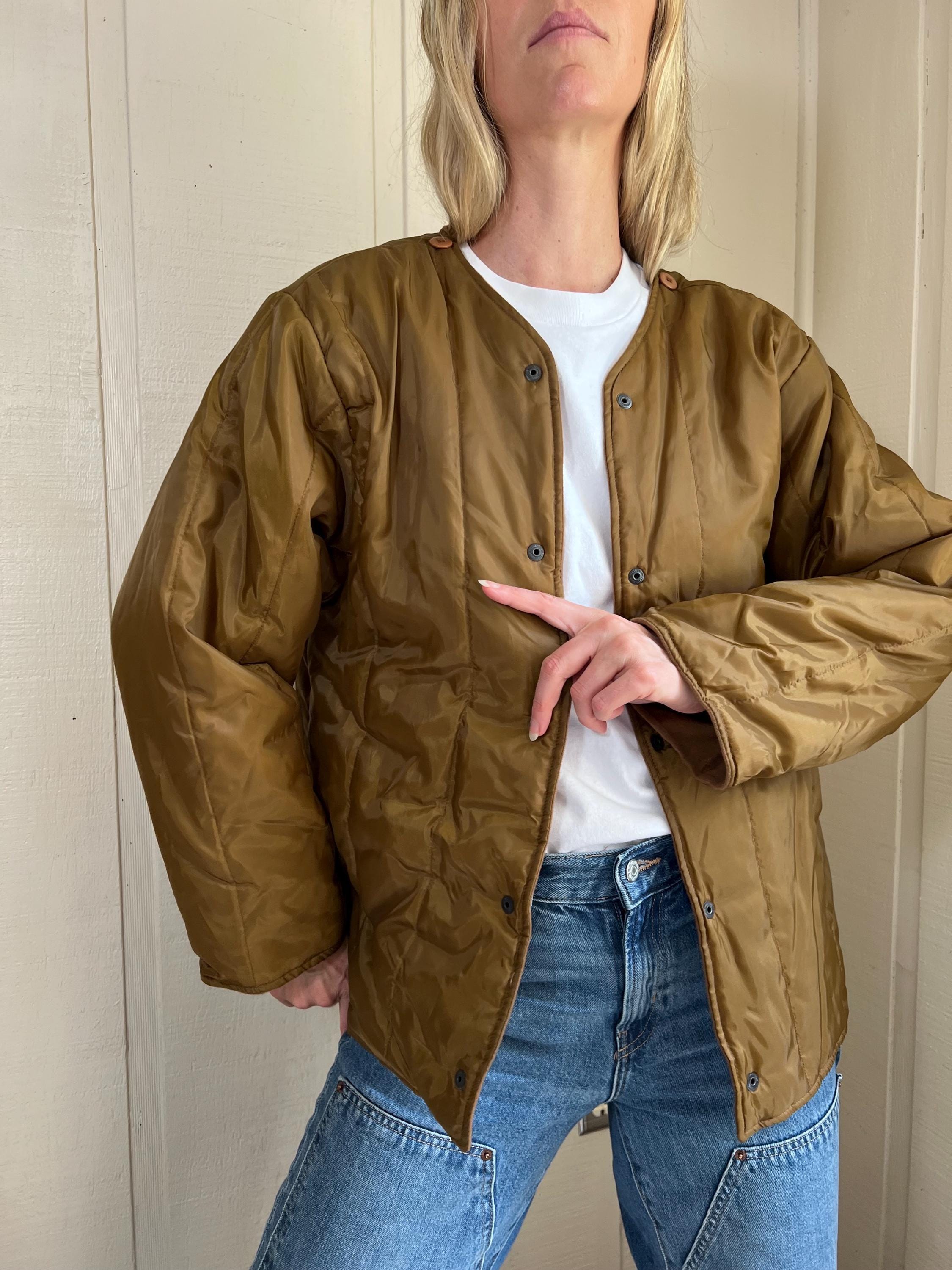 80s Military Liner Jacket - Etsy