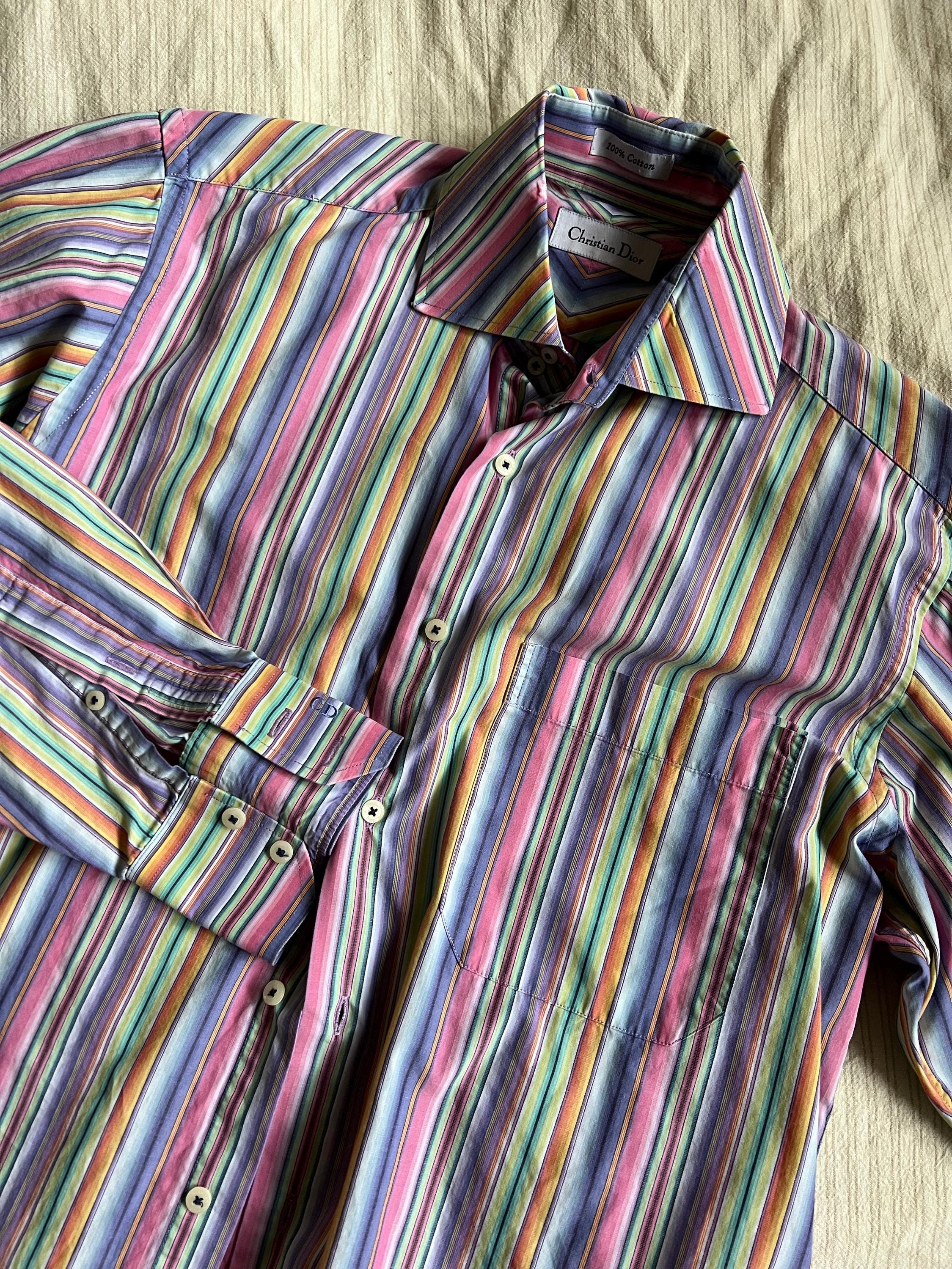 Vtg DIOR Logo Oxford, Vintage 90s Men's Christian Dior