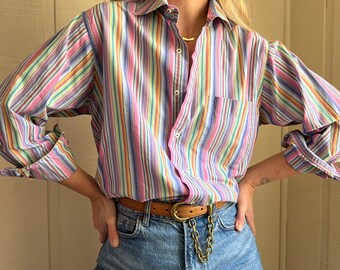 Dior ビンテージ レインボー tシャツ Christian Dior Rainbow Cartoon T Shirt Vintage | Tokyo Roses