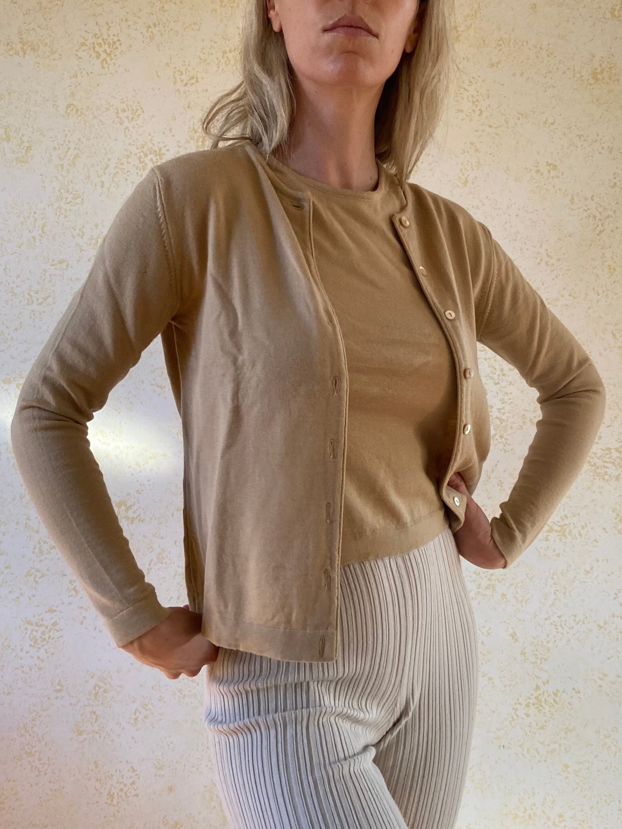 Vintage Lord \u0026 Taylor Tan Knit Tee and 