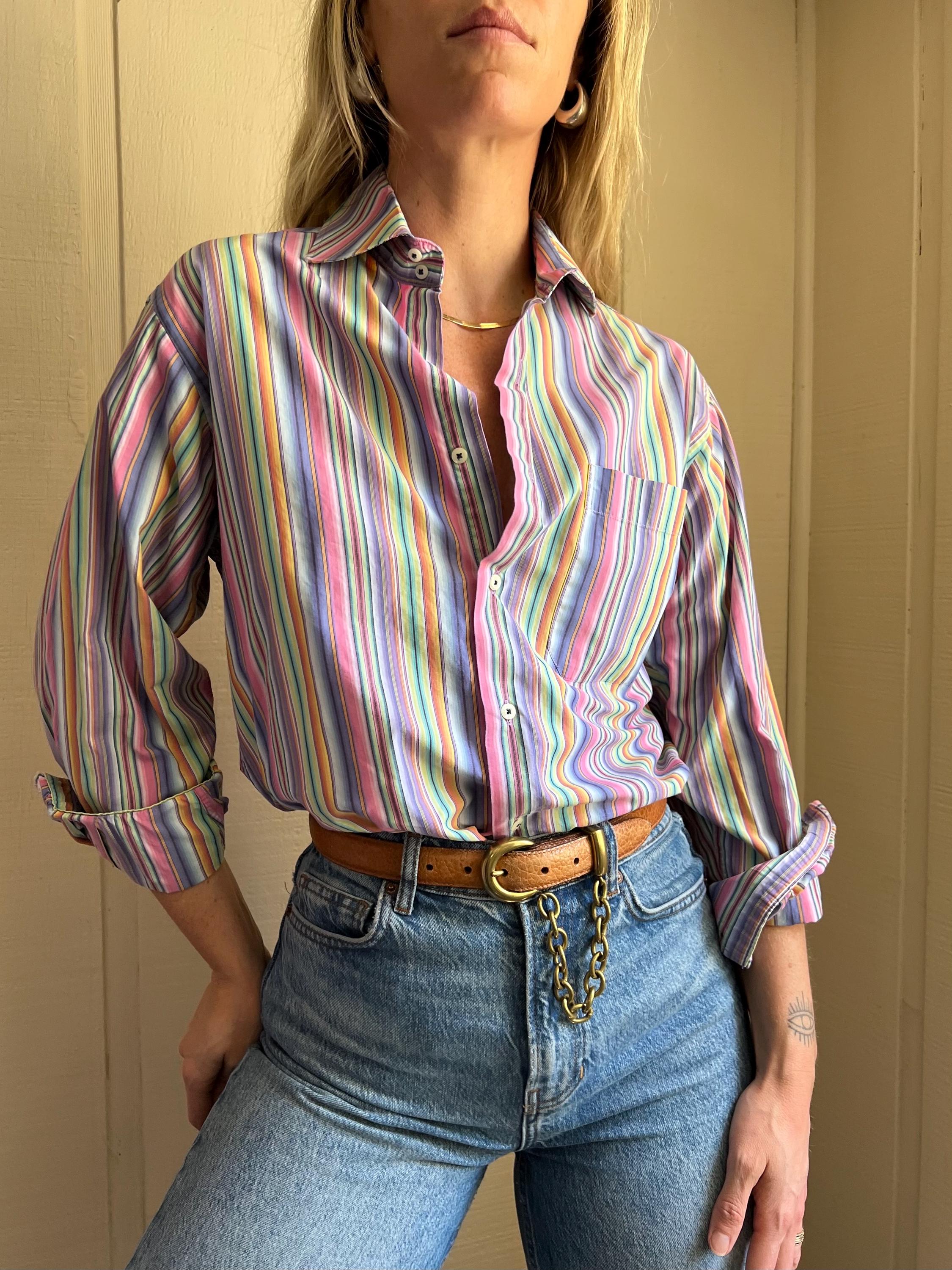 FUUUM　90s ChristianDior Vtg DIOR Logo Oxford, Vintage 90s Men's Christian Dior