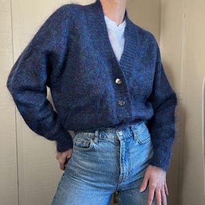 90s Mohair Cardigan - Etsy