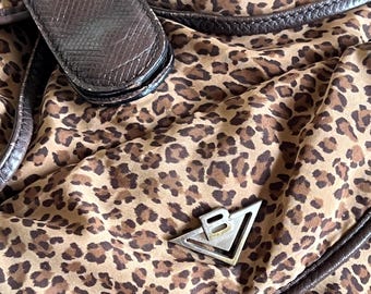 Vtg Bottega Veneta Leopard Mini Backpack, Vintage Leopard  display picture 1