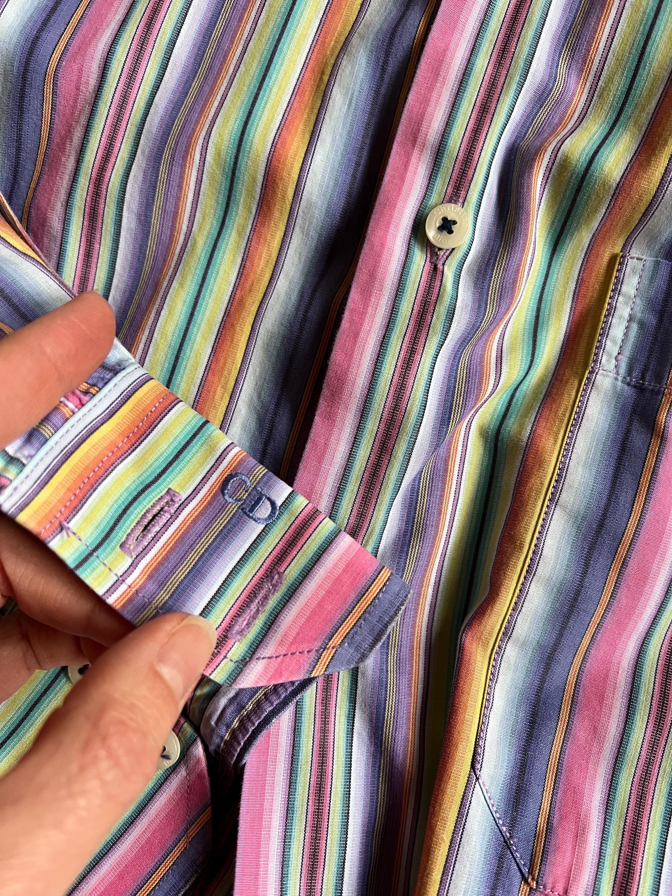 Vtg DIOR Logo Oxford, Vintage 90s Men's Christian Dior