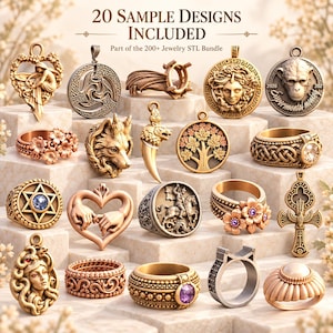 professional jewelry design workflow from STL file to 3D printed jewelry