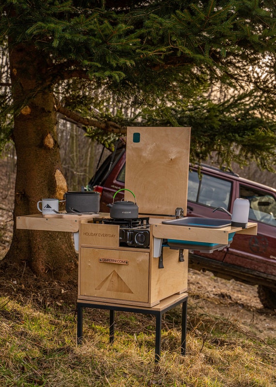 Mobile Camping Kitchen, Camperini MINI, Camping Box, Chuck Box. 