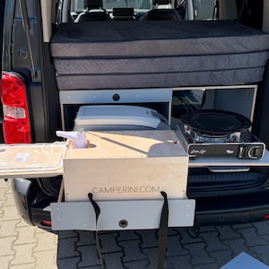 FlexRide Camper Box – 2in1 Van Bed & Storage System, Sleep 1 or 2, Bike Friendly, Modular Camping Setup //Almost free shipping