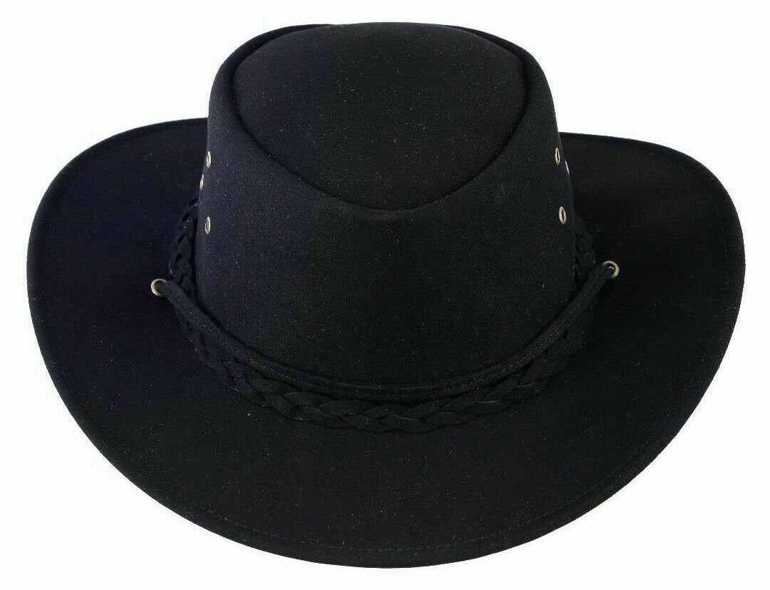 Waterproof Cowboy Hat Crushable 100 Wool Felt Cowboy Hat Etsy