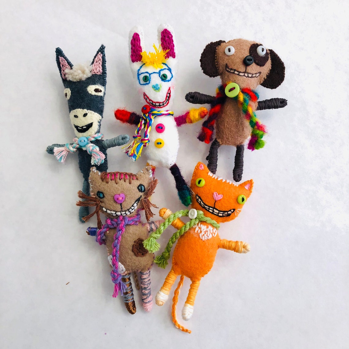 Original Handmade One of a Kind Animal Brooches - Etsy
