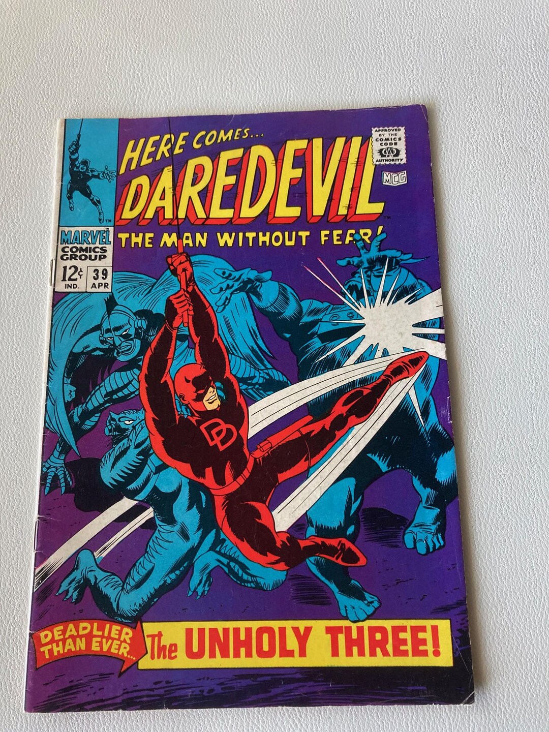 Daredevil #39 Comic Book, 1967 Vintage Issue - Etsy