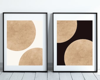 Set of 2 Prints, Beige Minimalist Prints, Textured Beige Art Print, Home Decor, Wall Art Printable, Modern Living, Beige Art Printable, Art