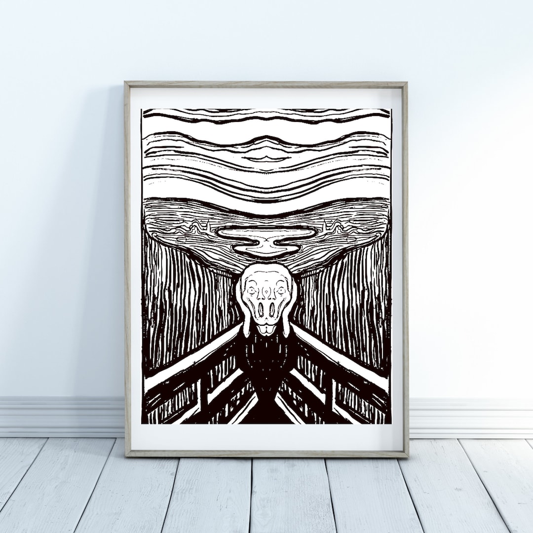 The Scream Printable, Edvard Munch, Scream Printable, Famous Painting ...