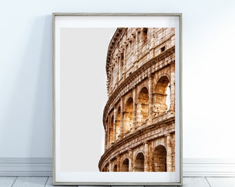 Rome Printable, Colosseum Printable, Home Decor, Wall Art Printable, Ancient Print, Italy Printable, Landmark Print, Travel Printable, Art