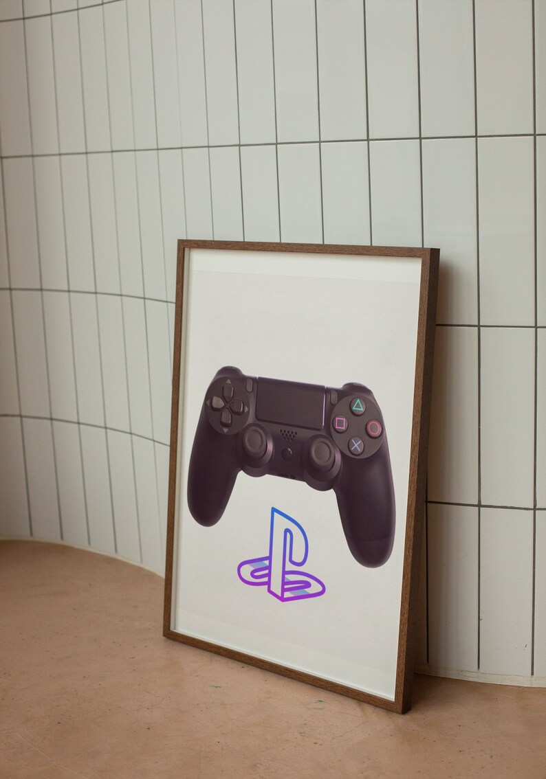 PlayStation Printable, PlayStation Controller Printable, PS2 Printable, Home Decor, Wall Art, Wall Art Printable, PlayStation Logo Printable image 8