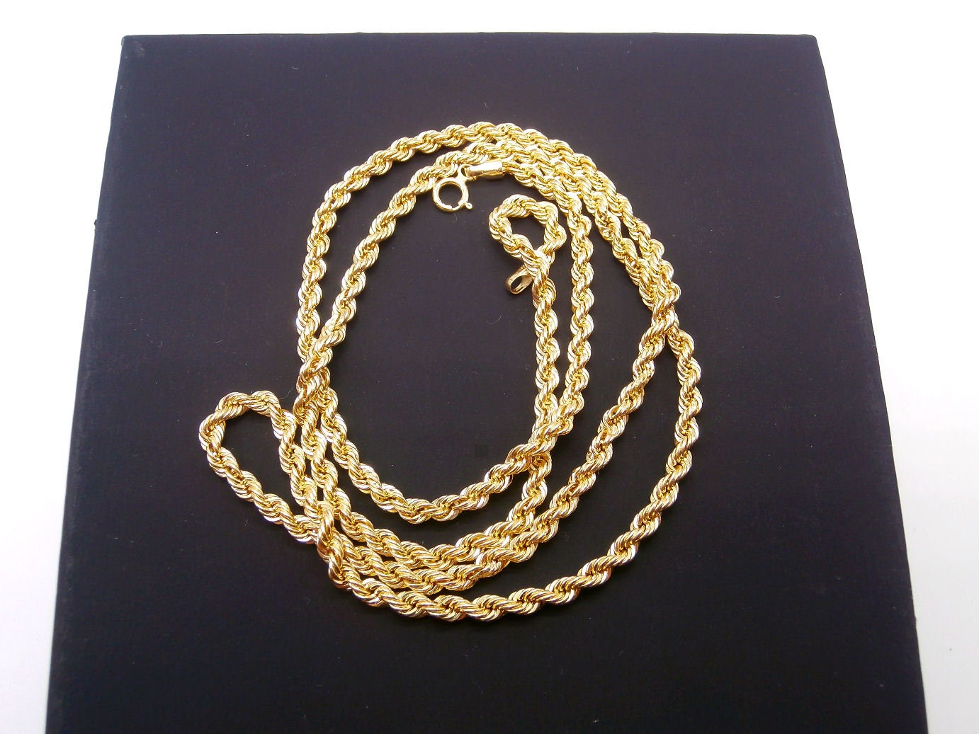 Yellow Gold Necklace, 18K Gold Chain Necklace, Real Gold Necklace for