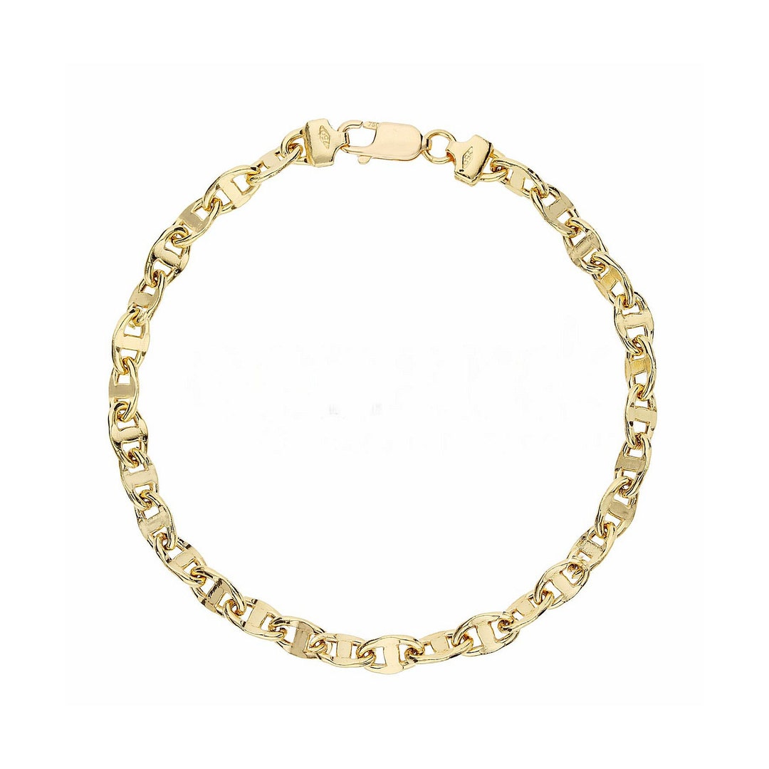 18K Gold Bracelet For Men 18KT Gold Forzatina Bracelet With Crossbar 18K Gold Bracelet For Men 18KT Gold Forzatina Bracelet With Crossbar