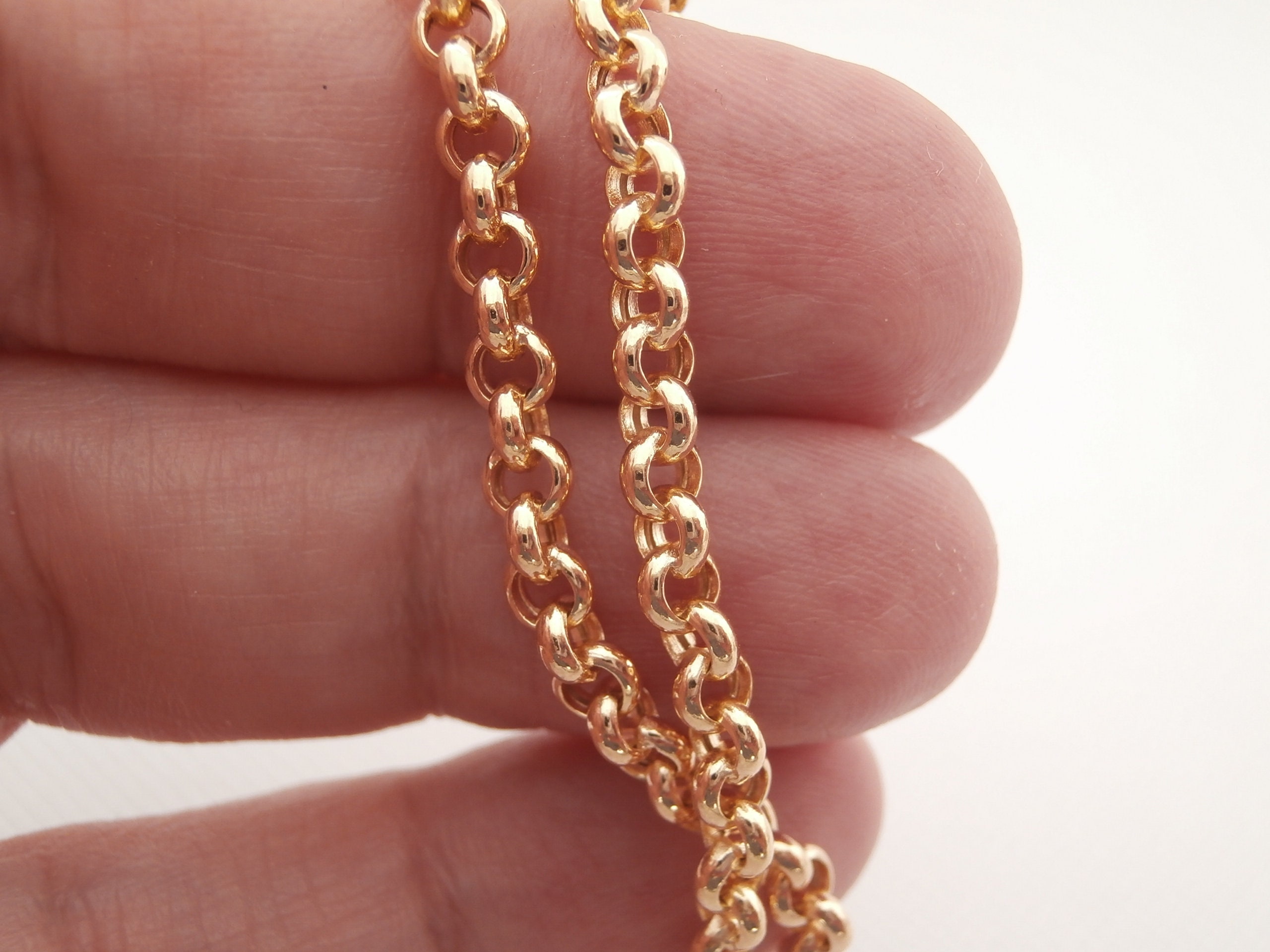 18K Gold Bracelet for Women - Italian Design • Polished Gold