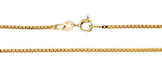 Goldkette Venezianerkette Halskette Breite 1,2 Mm - 750-18 Karat Gold – Firma Holzenplotz
