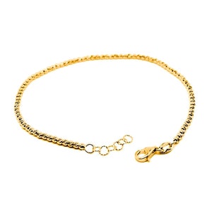 18kt Yellow GOLD Bracelet, Ball Bracelet, 750 Diamond Gold Bracelet, Italian Handmade Jewelry