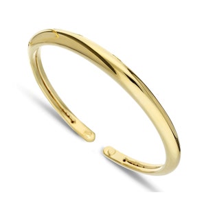 18K Gold Rigid Bracelet, 18K Gold Bracelet for Woman, Rigid women&#39;s bracelet in 18K gold - Gift For Her - Made in Italy!