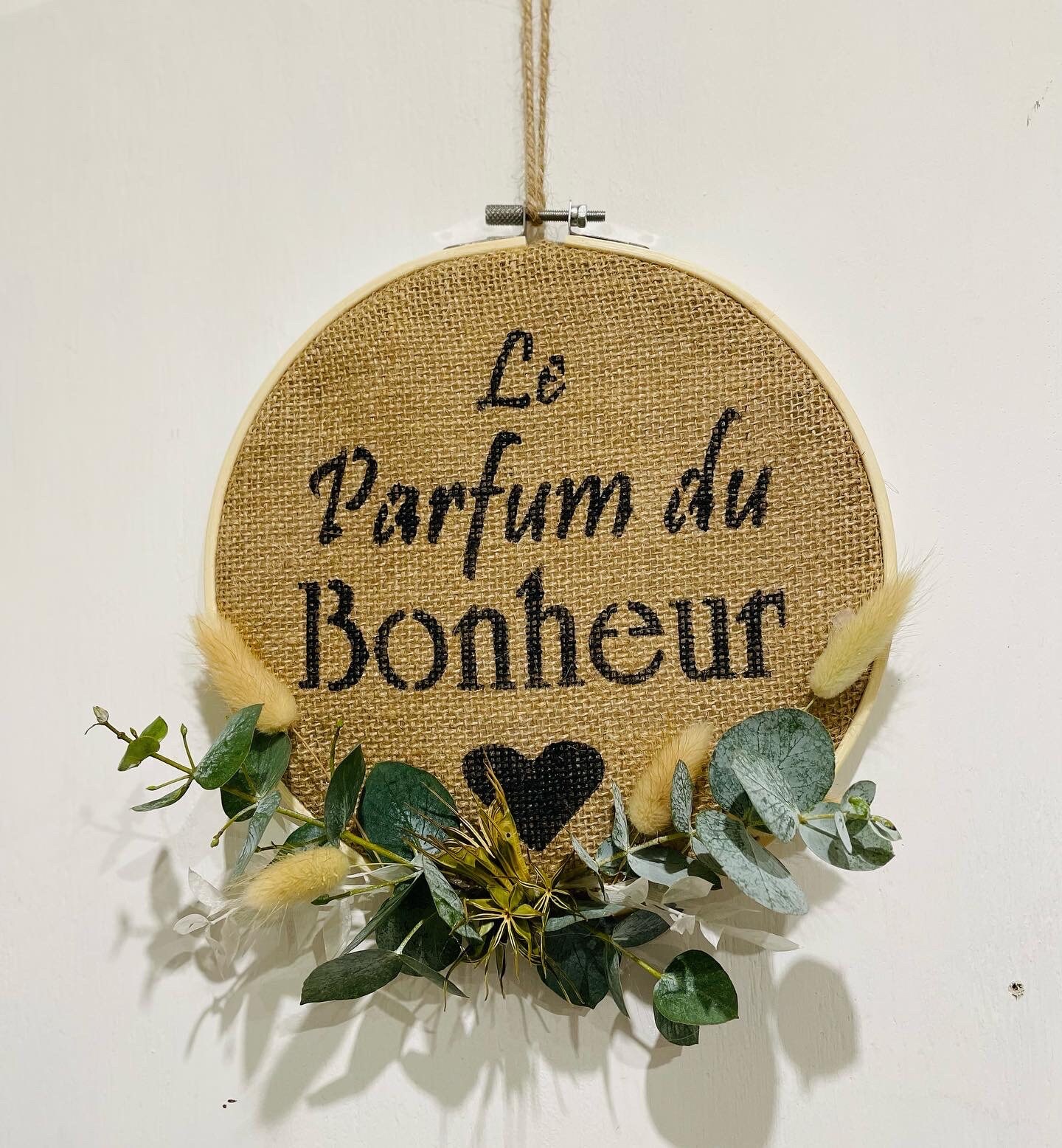 Tambour en Fleurs Séchées